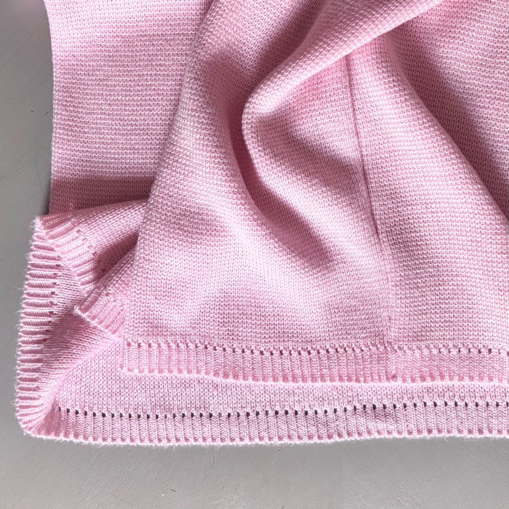 Vintage 80s Angled Cable Knit V-Neck Sweater Knee Length Skirt Two-Piece Set - Picture 9 of 13